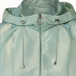 AKRIS Silk Techno Iridescent Organza Blouson Jacket -Deals Vog Shift Store 670741 6196c53d ffd1 49a3 8d05 fdaebd0f77a9