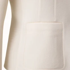 AKRIS Wool Crêpe Double-Face Short Blazer -Deals Vog Shift Store 684228