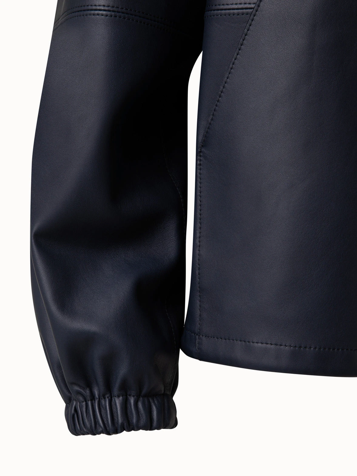 AKRIS Lamb Nappa Leather Blouson Jacket 7 AKRIS Lamb Nappa Leather Blouson Jacket - Image 5