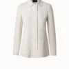 AKRIS Structured Cotton Silk Double-Face Jacket -Deals Vog Shift Store 685067