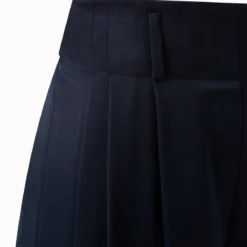 Wool Gabardine High Waist Wide Leg Pants -Deals Vog Shift Store 685468