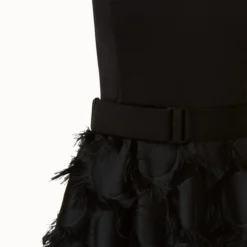 Mixed Media Knee Length Dress -Deals Vog Shift Store 685604