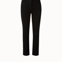 Straight Ankle-Length Denim Pants