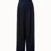 Wool Gabardine High Waist Wide Leg Pants 2 Wool Gabardine High Waist Wide Leg Pants -Deals Vog Shift Store 686099