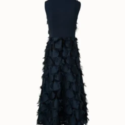 Fringed Dot Fil Coupé Midi Dress 9 Fringed Dot Fil Coupé Midi Dress -Deals Vog Shift Store 686212