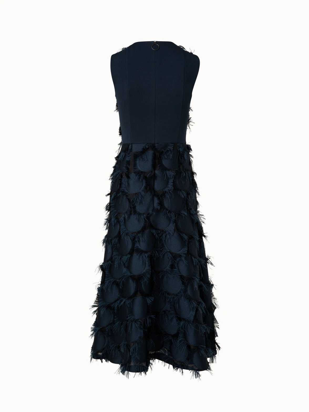 Fringed Dot Fil Coupé Midi Dress 5 Fringed Dot Fil Coupé Midi Dress - Image 3