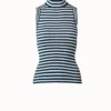 Kodak Stripe Rib Knit Top -Deals Vog Shift Store 686281