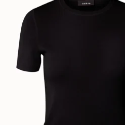 AKRIS Cashmere Silk Knit Short Sleeve Pullover 8 AKRIS Cashmere Silk Knit Short Sleeve Pullover -Deals Vog Shift Store 688810