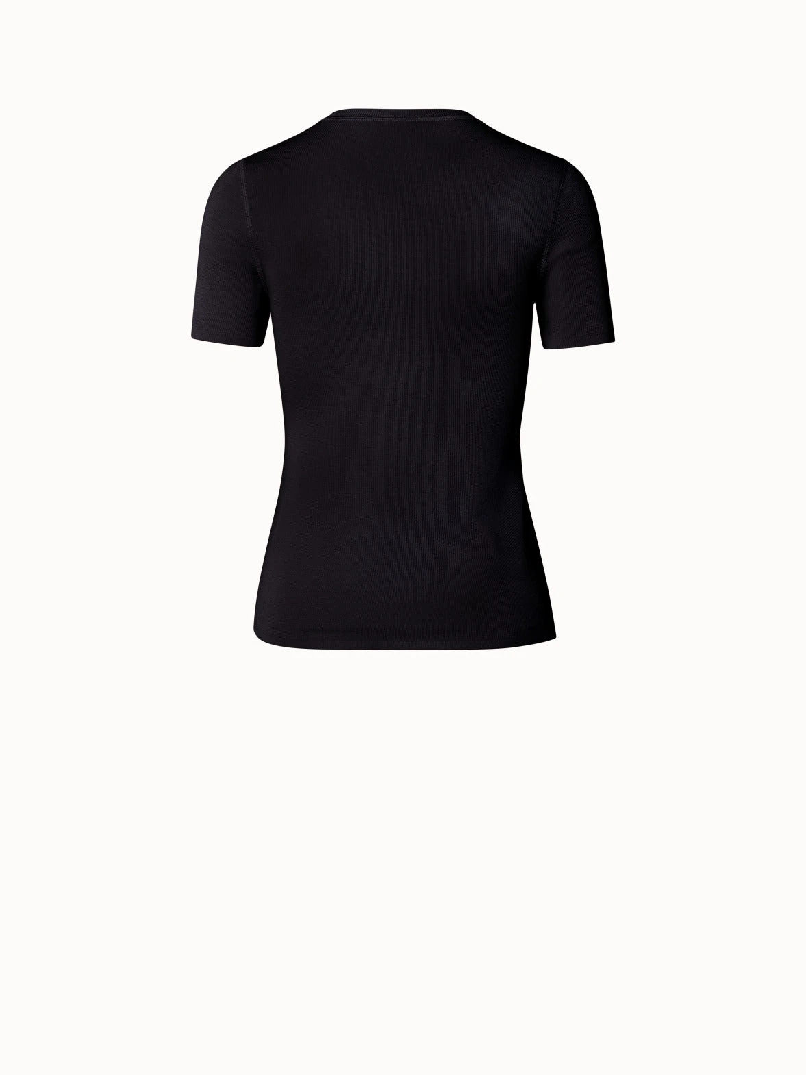 AKRIS Cashmere Silk Knit Short Sleeve Pullover 4 AKRIS Cashmere Silk Knit Short Sleeve Pullover - Image 2