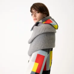 AKRIS Chunky Cashmere Knit Scarf -Deals Vog Shift Store 693394