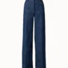 Cooper Wide Leg Pants In Cotton Stretch Denim 1 Cooper Wide Leg Pants In Cotton Stretch Denim -Deals Vog Shift Store 694454