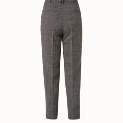 Checked Wool Tapered Pants -Deals Vog Shift Store 694471