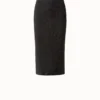 Wool Cashmere Ribbed Knit Skirt -Deals Vog Shift Store 694718