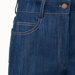 Cooper Wide Leg Pants In Cotton Stretch Denim 10 Cooper Wide Leg Pants In Cotton Stretch Denim -Deals Vog Shift Store 695255