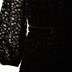 Butterfly Wing Velvet Lace Dress -Deals Vog Shift Store 695498