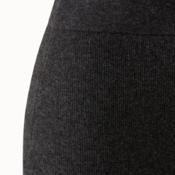 Wool Cashmere Ribbed Knit Skirt -Deals Vog Shift Store 695716
