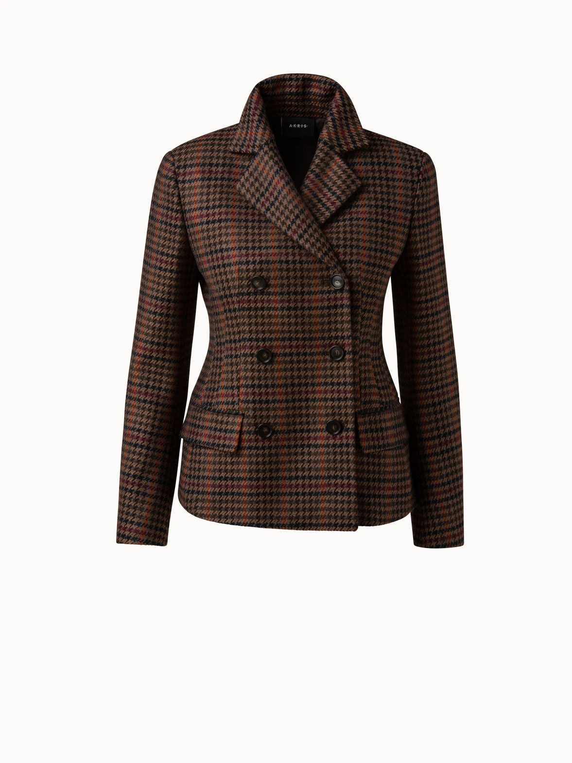 AKRIS Checked Wool Double-Face Jacket 6 AKRIS Checked Wool Double-Face Jacket - Image 4