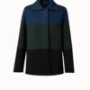 AKRIS Cashmere Double-Face Colorblock Oversized Jacket -Deals Vog Shift Store 696738