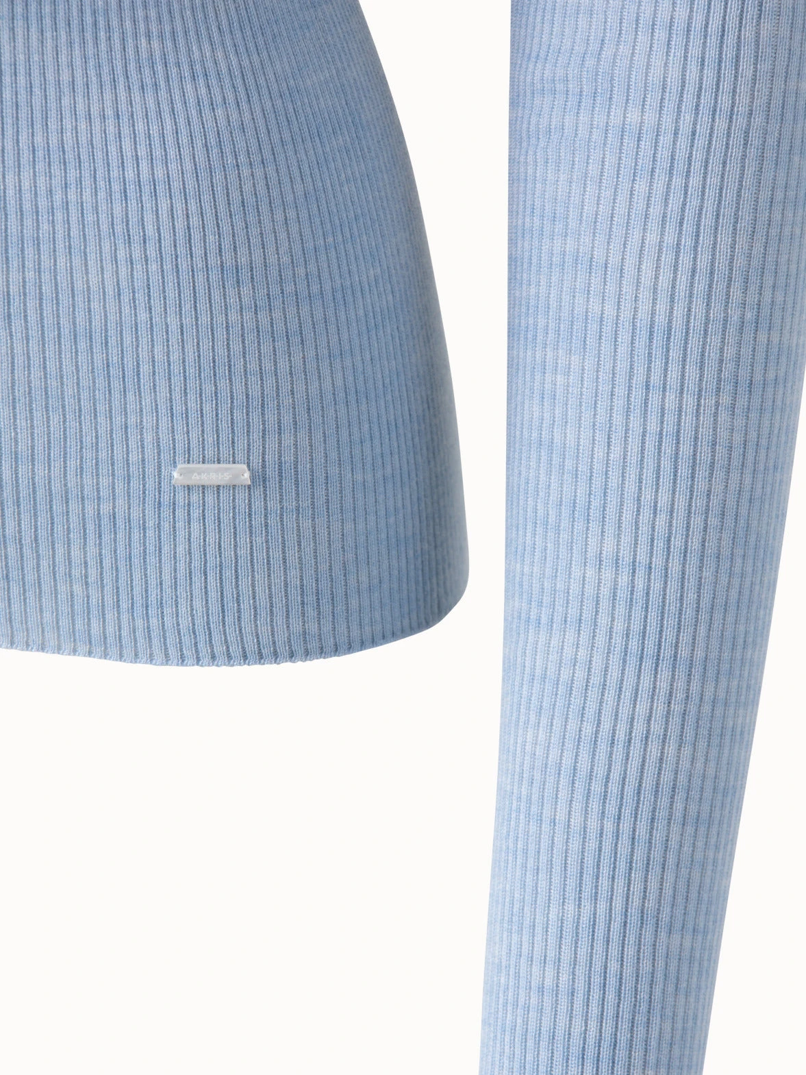 AKRIS Cashmere Silk Rib Knit Pullover 6 AKRIS Cashmere Silk Rib Knit Pullover - Image 4