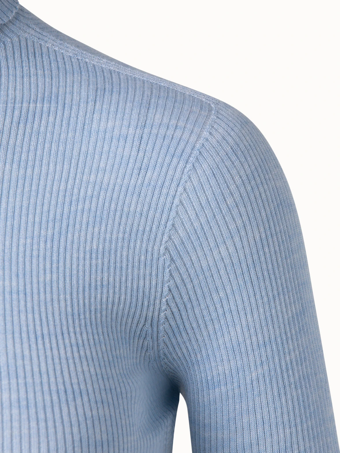 AKRIS Cashmere Silk Rib Knit Pullover 5 AKRIS Cashmere Silk Rib Knit Pullover - Image 3