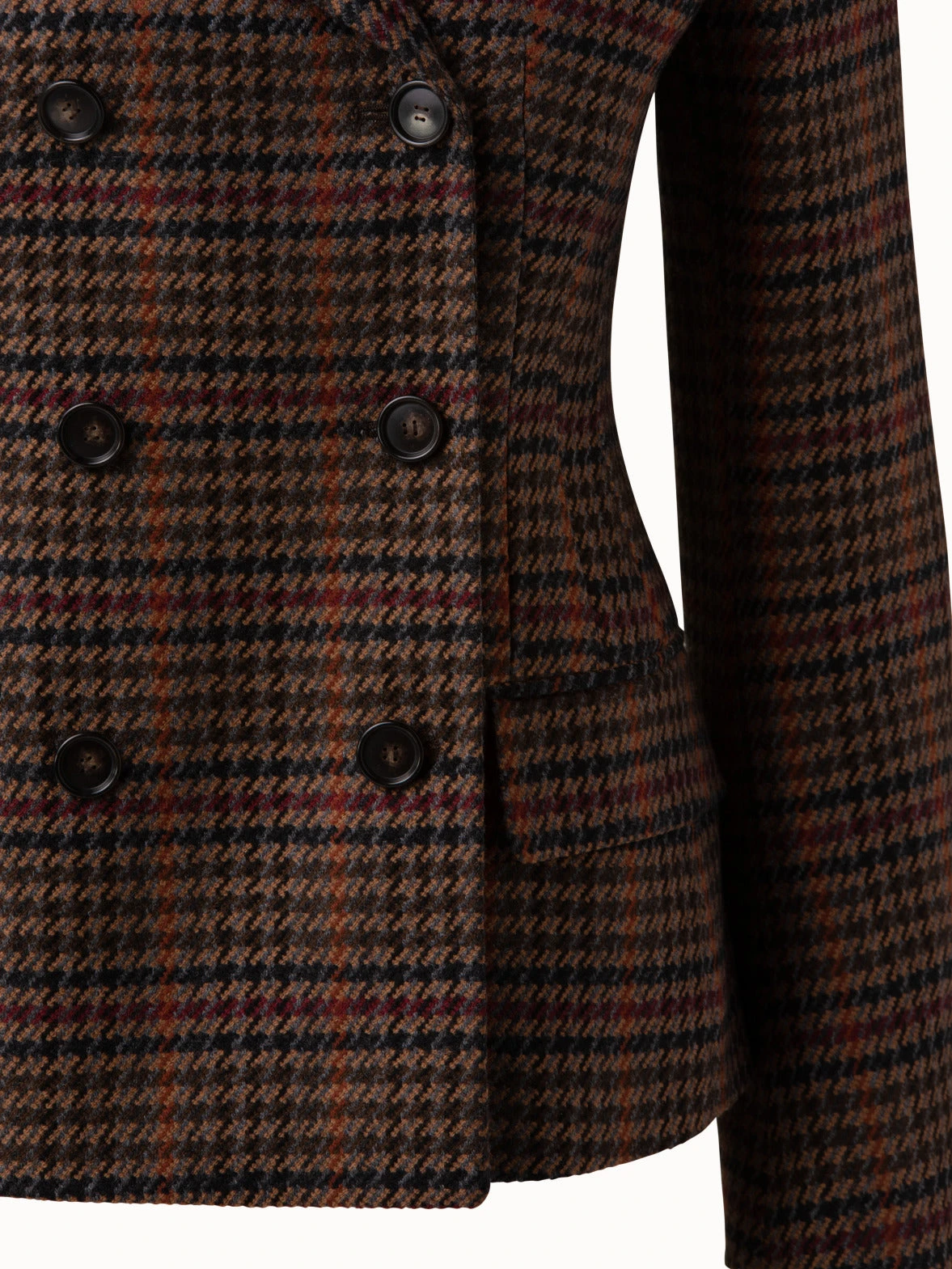 AKRIS Checked Wool Double-Face Jacket 8 AKRIS Checked Wool Double-Face Jacket - Image 6