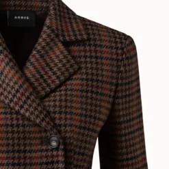 AKRIS Checked Wool Double-Face Jacket 12 AKRIS Checked Wool Double-Face Jacket -Deals Vog Shift Store 697781