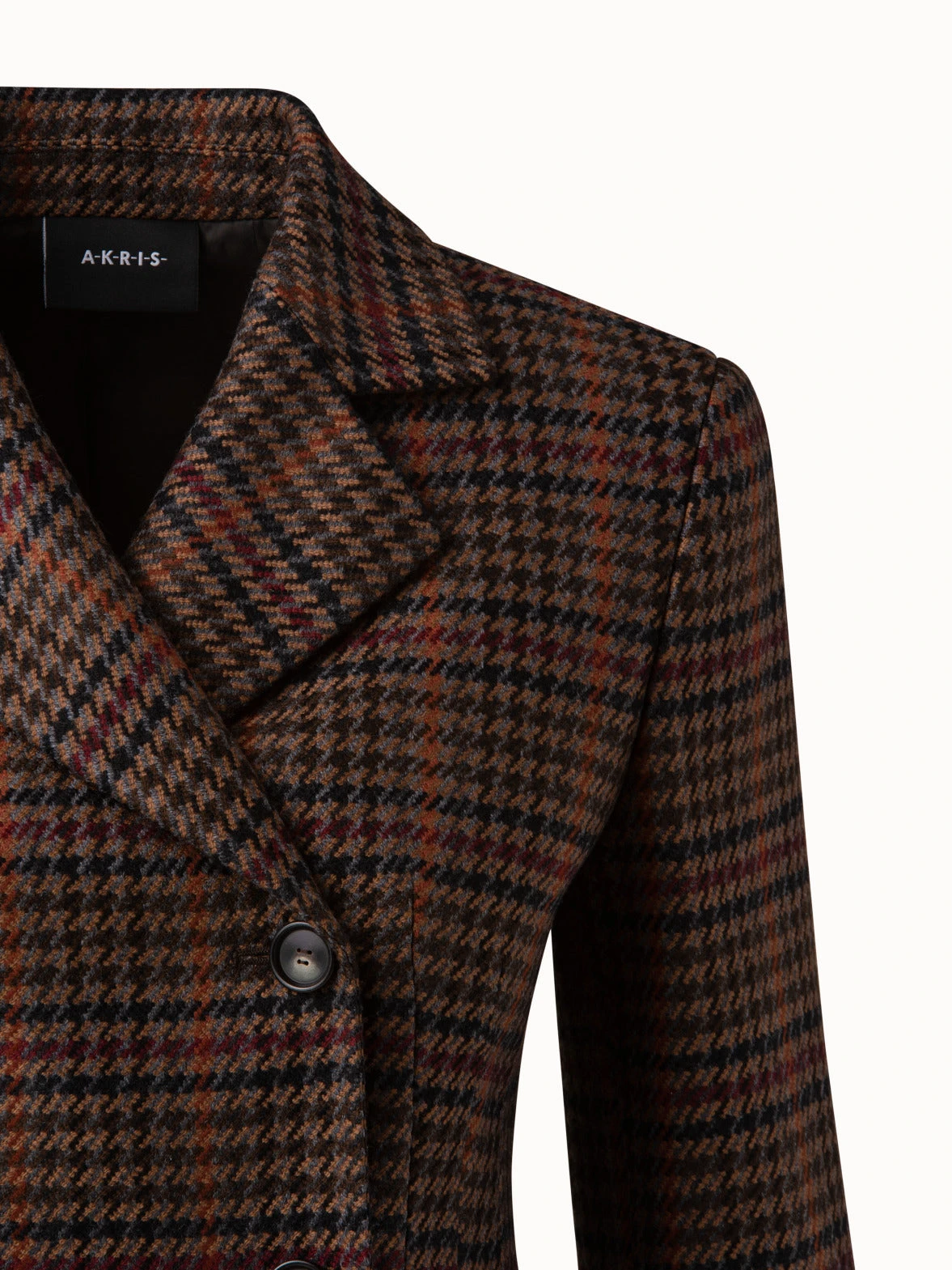 AKRIS Checked Wool Double-Face Jacket 7 AKRIS Checked Wool Double-Face Jacket - Image 5
