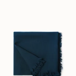 AKRIS Petrol Cashmere Scarf -Deals Vog Shift Store 698564