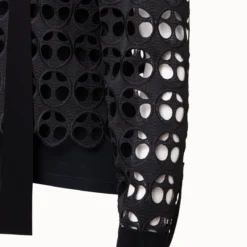 Dot Cut-Out Embroidery Blouse 15 Dot Cut-Out Embroidery Blouse -Deals Vog Shift Store 713827