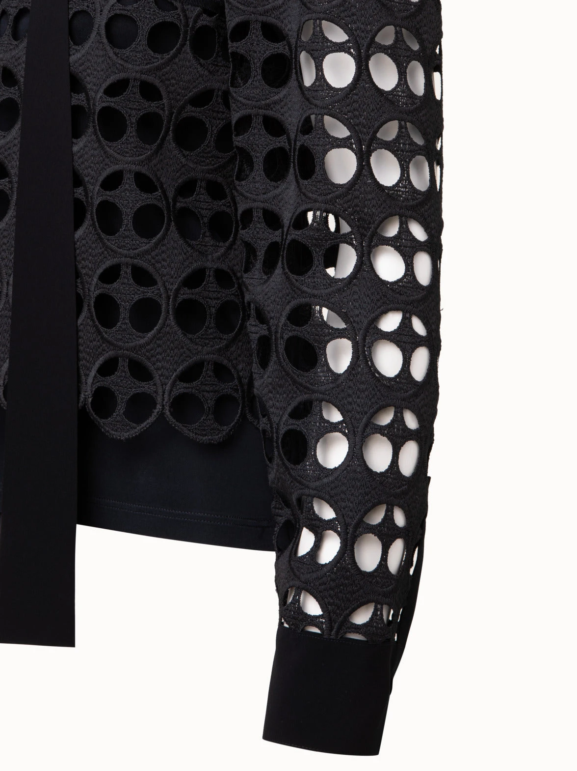 Dot Cut-Out Embroidery Blouse 9 Dot Cut-Out Embroidery Blouse - Image 7