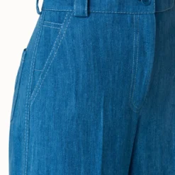 Chiara Wide Leg Denim Pants -Deals Vog Shift Store 714016