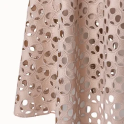 Dot Cut-Out Embroidery Maxi Dress -Deals Vog Shift Store 714333