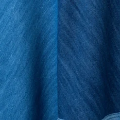 Washed Denim Patchwork Midi Dress -Deals Vog Shift Store 714374