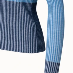 Ribbed Color-block Merino Wool Pullover 9 Ribbed Color-block Merino Wool Pullover -Deals Vog Shift Store 714382