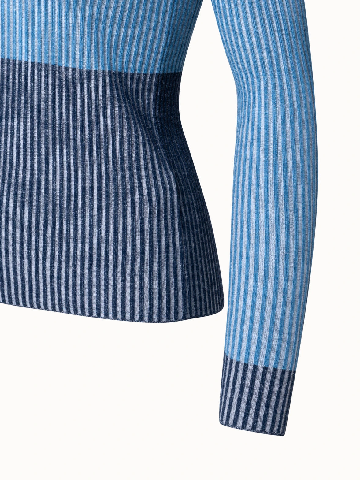 Ribbed Color-block Merino Wool Pullover 6 Ribbed Color-block Merino Wool Pullover - Image 4