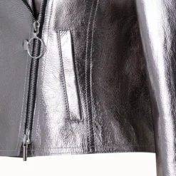 Metallic Leather Biker Jacket -Deals Vog Shift Store 714684 ba76fc4e 218d 47f6 ac19 b4f0d1ca1633