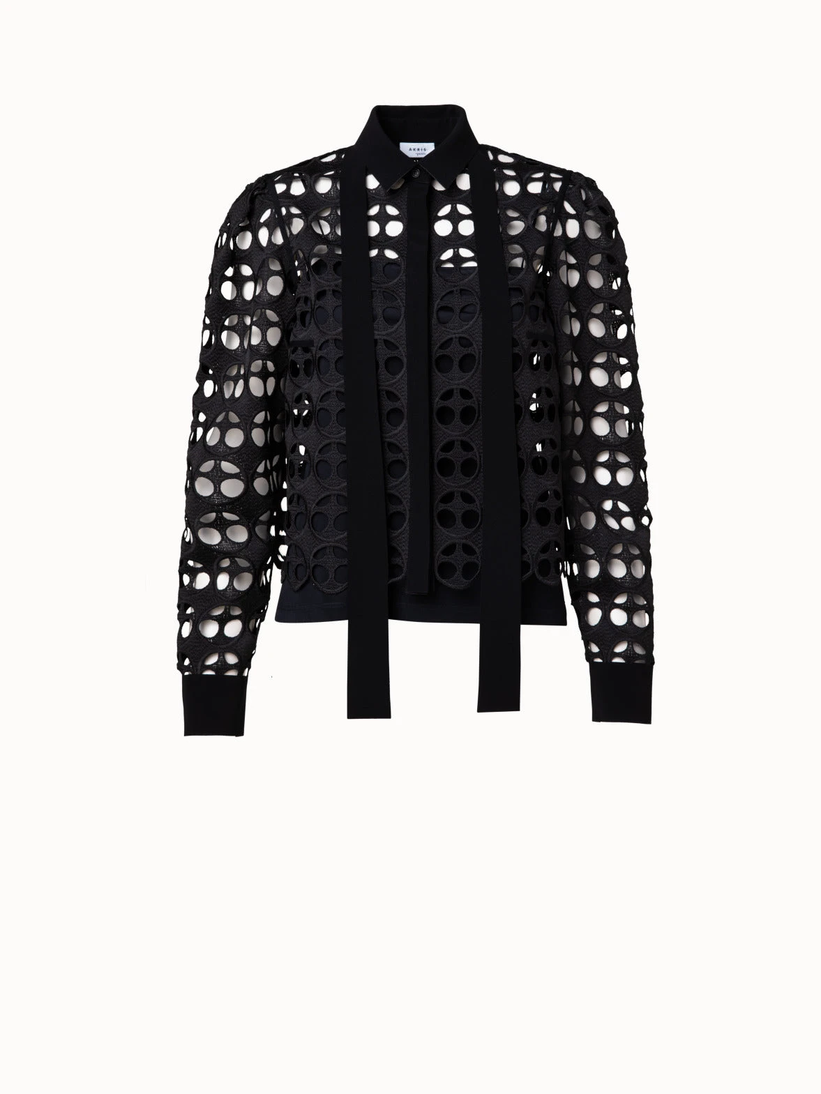 Dot Cut-Out Embroidery Blouse 7 Dot Cut-Out Embroidery Blouse - Image 5