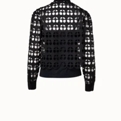 Dot Cut-Out Embroidery Blouse 12 Dot Cut-Out Embroidery Blouse -Deals Vog Shift Store 714790