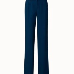 Marla Sraight Leg Viscose Blend Pants With Side Stripe Detail