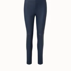 Fancy Skinny Leg Pants In Lambskin And Jersey