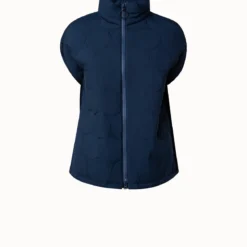 Cape Puffer Jacket With XL Dot Quilt