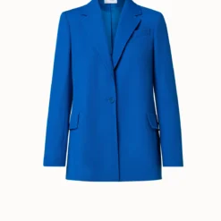 Wool Tricotine Boyfriend Blazer