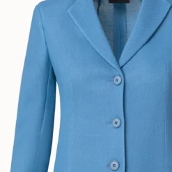 AKRIS Wool Cotton Stretch Piqué Jacket -Deals Vog Shift Store 716043