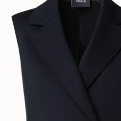 AKRIS Techno Neoprene Long Gilet -Deals Vog Shift Store 717159