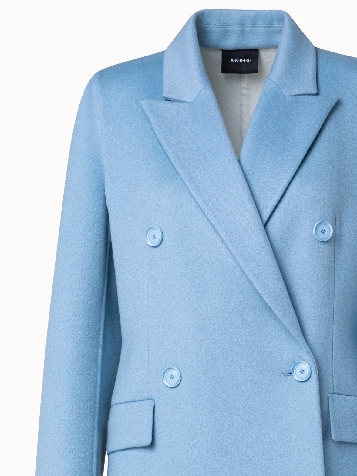 AKRIS Kosima Cashmere Double Breasted Coat 5 AKRIS Kosima Cashmere Double Breasted Coat - Image 3