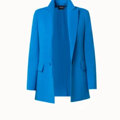 AKRIS Wool Double-Face Jacket With Faux Double-Breast -Deals Vog Shift Store 718039