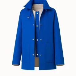 AKRIS Cotton Linen Double-Face Reversible 3-in-1 Jacket -Deals Vog Shift Store 718093