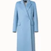 AKRIS Kosima Cashmere Double Breasted Coat -Deals Vog Shift Store 718176