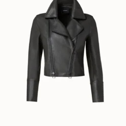 AKRIS Lambskin Biker Jacket -Deals Vog Shift Store 719125