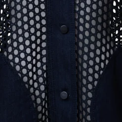 Dot Mesh Techno Embroidery Jacket -Deals Vog Shift Store 722613